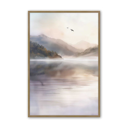 [Color:Brushed Gold], Picture of art in a Brushed Gold frame