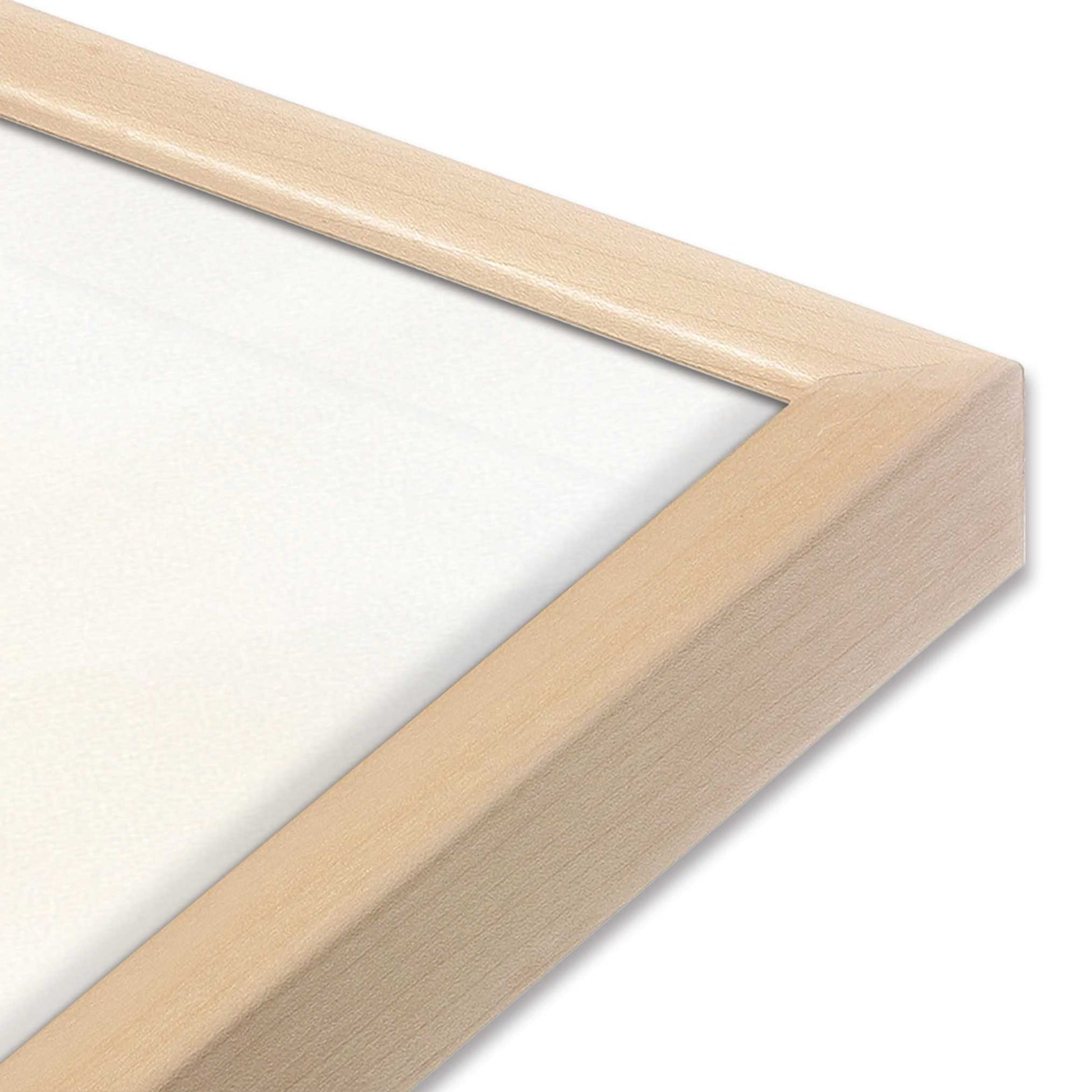 [Color:Raw Maple], Picture of art in a Raw Maple frame of the corner