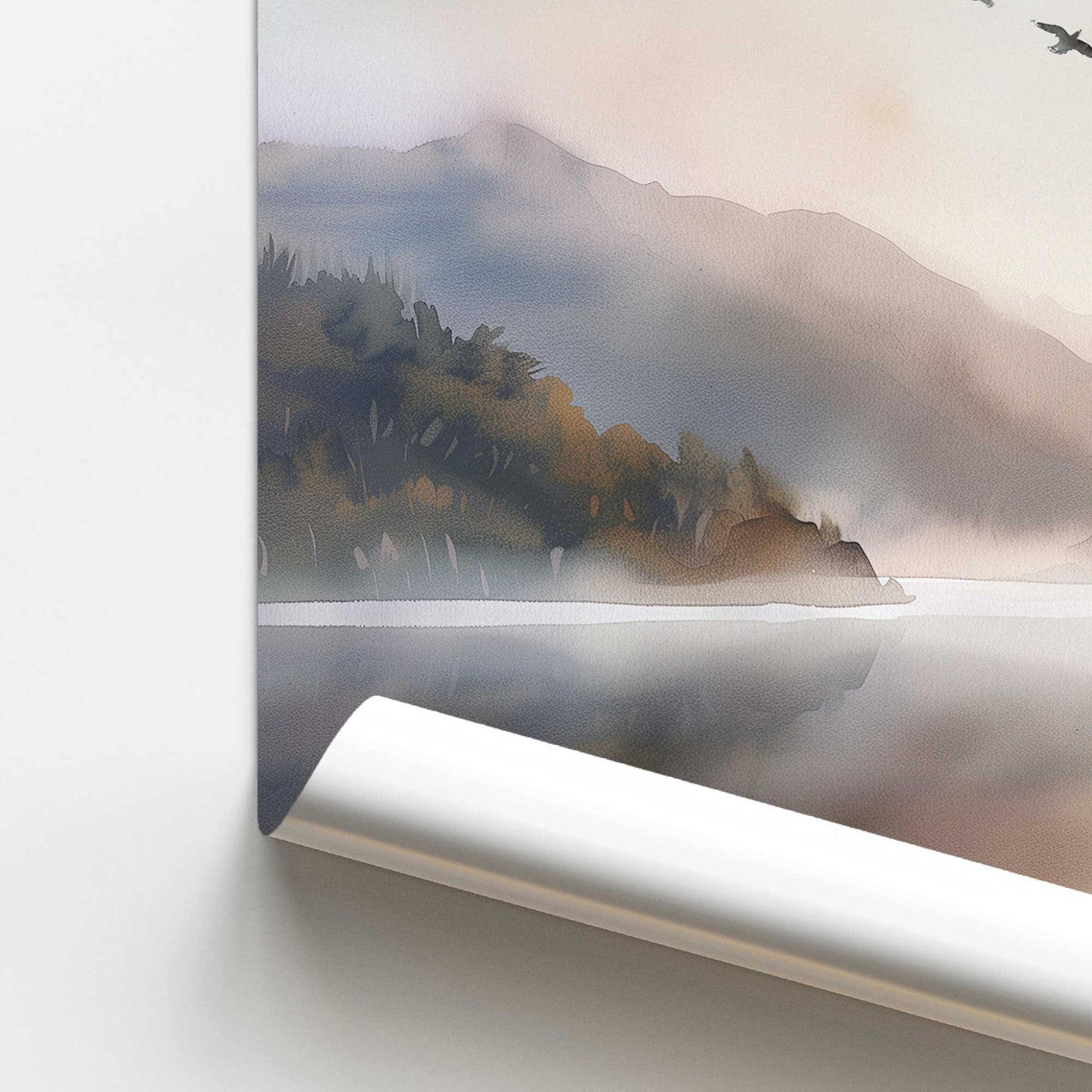Feathered Ballet v2 Promotional Rolled Print