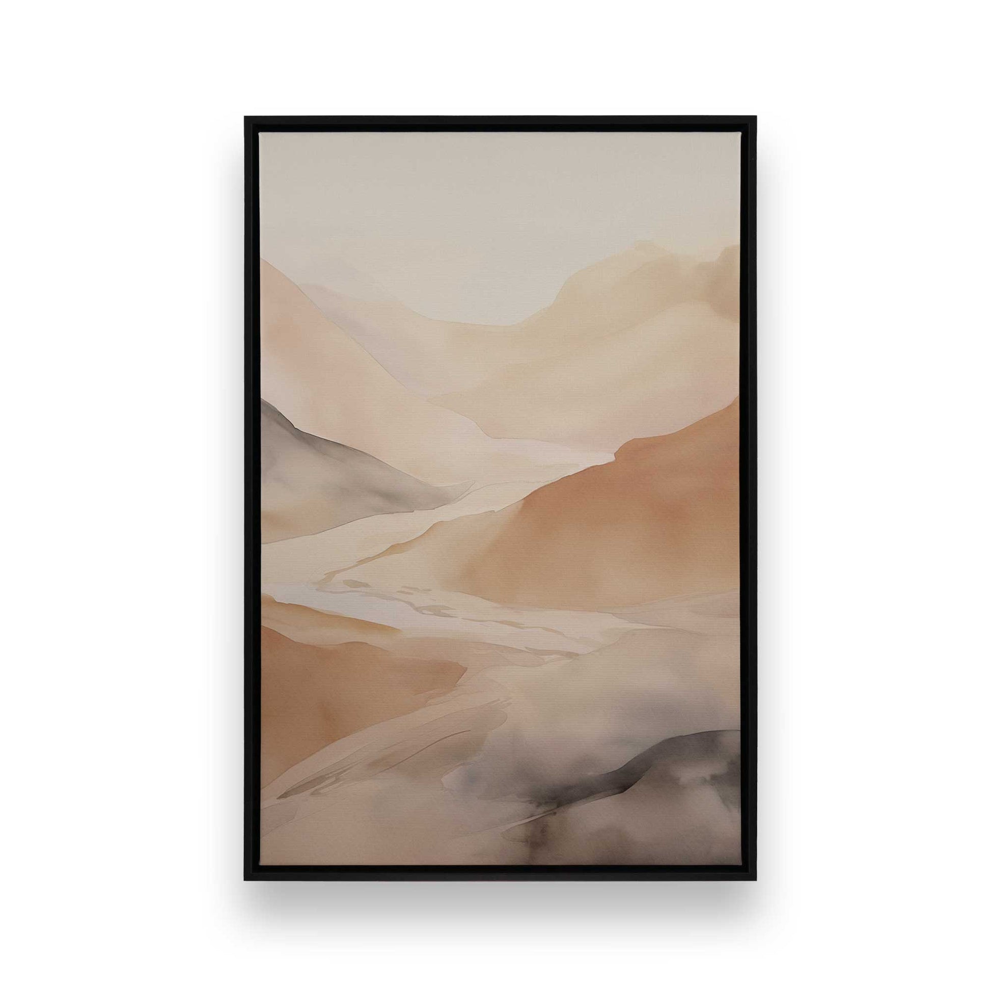 [Color:Satin Black], Picture of art in a Satin Black frame