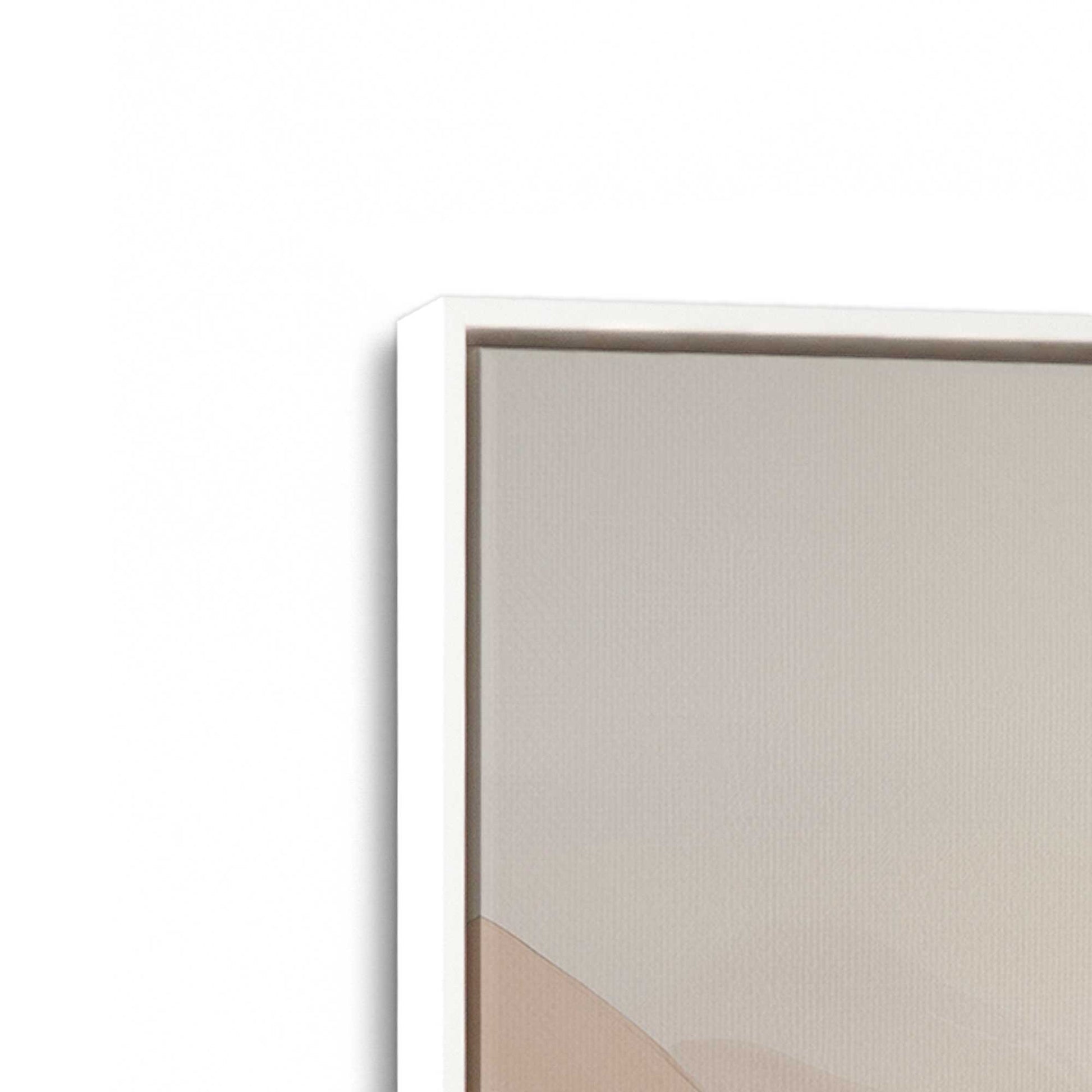 [Color:Opaque White], Picture of art in a White frame at an angle