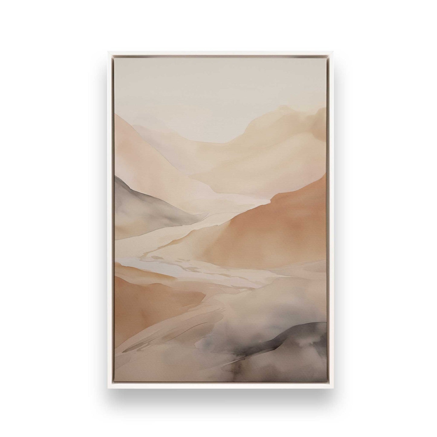 [Color:Opaque White], Picture of art in a White frame