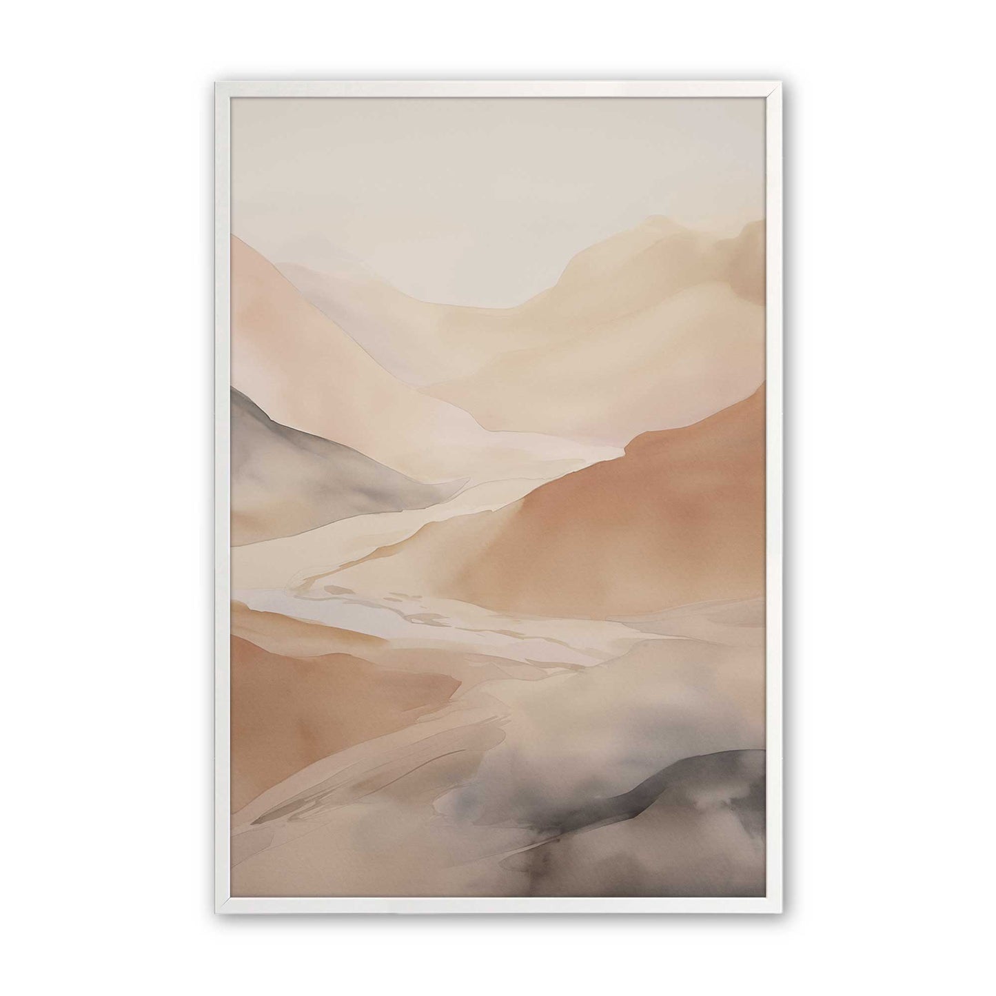 [Color:Opaque White], Picture of art in a Opaque White frame