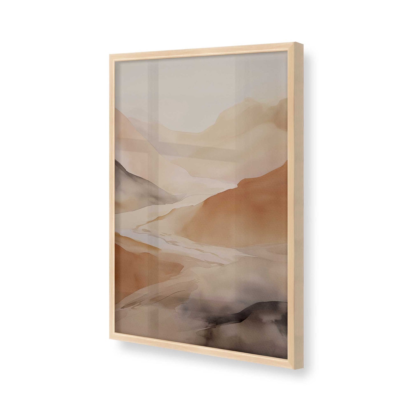 [Color:Raw Maple], Picture of art in a Raw Maple frame of the corner