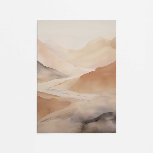 Grey Skies and Copper Peaks Promotional Rolled Print