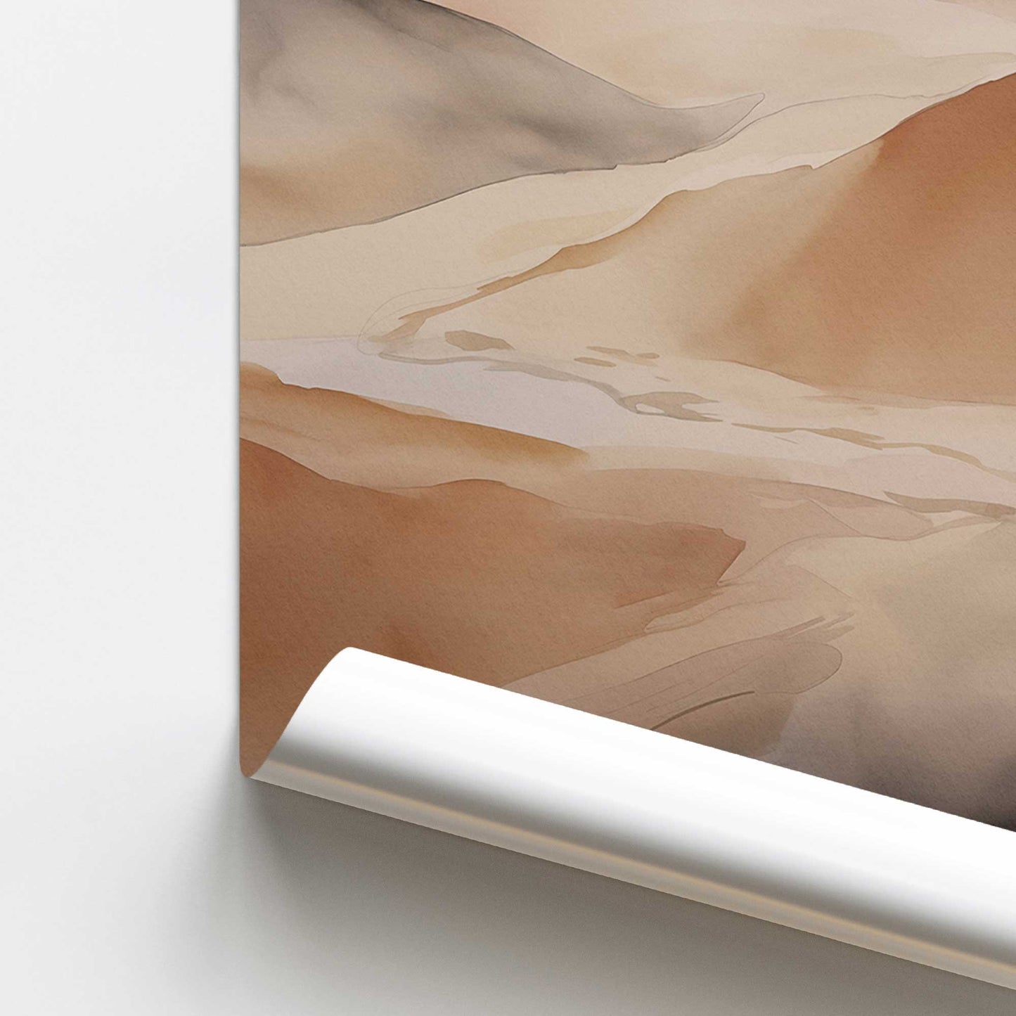 Grey Skies and Copper Peaks Promotional Rolled Print