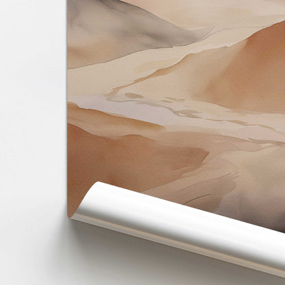 Grey Skies and Copper Peaks Promotional Rolled Print
