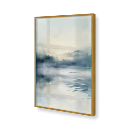 [Color:Polished Gold], Picture of art in a Polished Gold frame of the corner