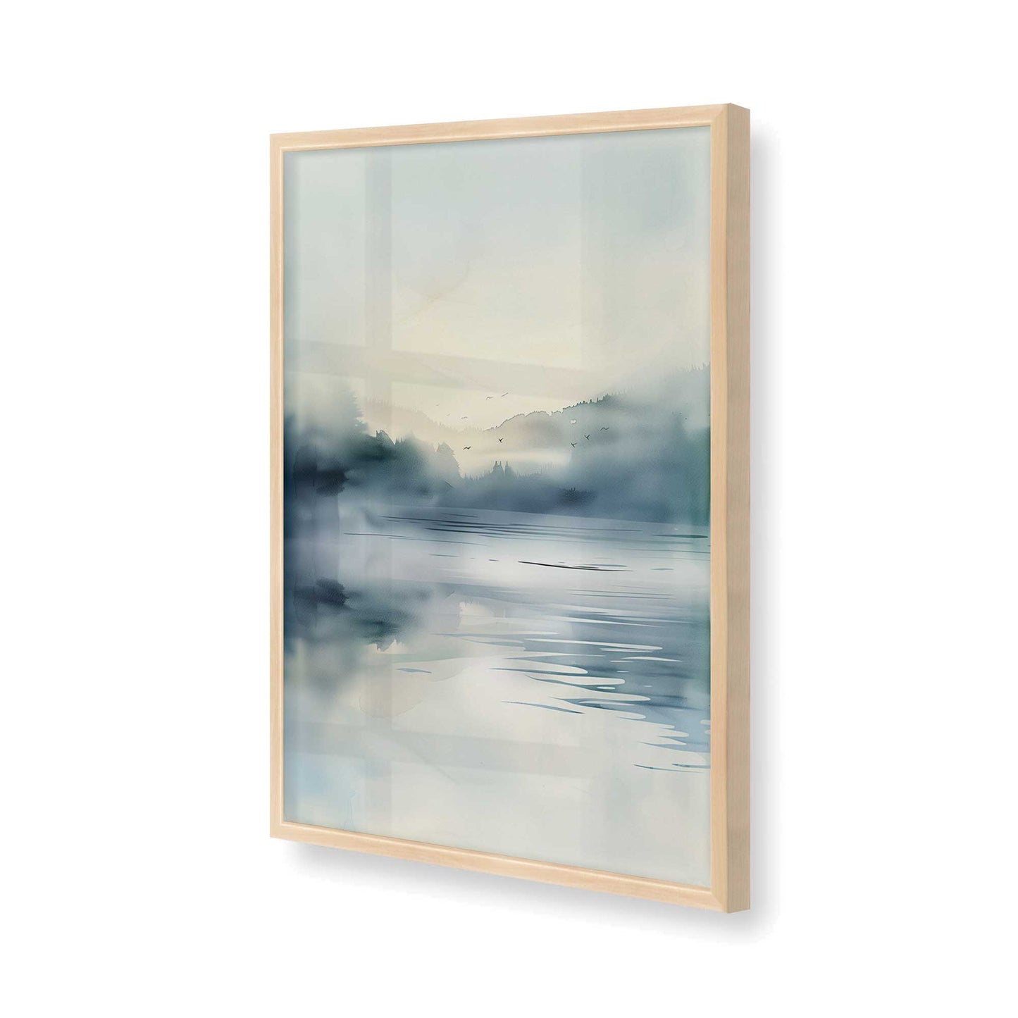 [Color:Raw Maple], Picture of art in a Raw Maple frame of the corner