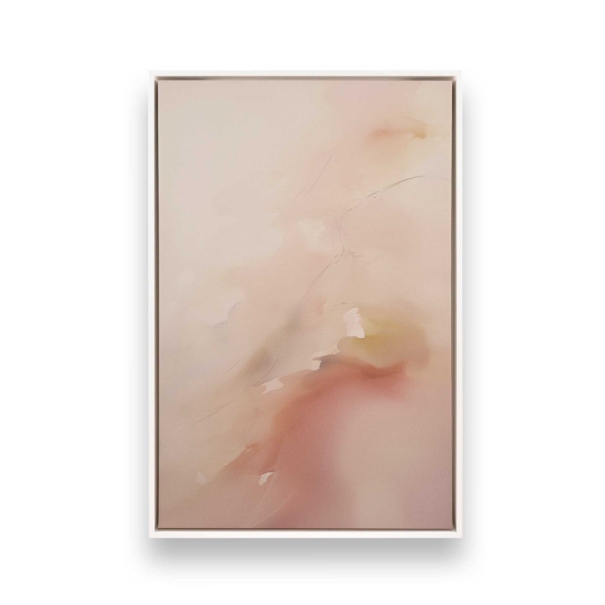 [Color:Opaque White], Picture of art in a White frame