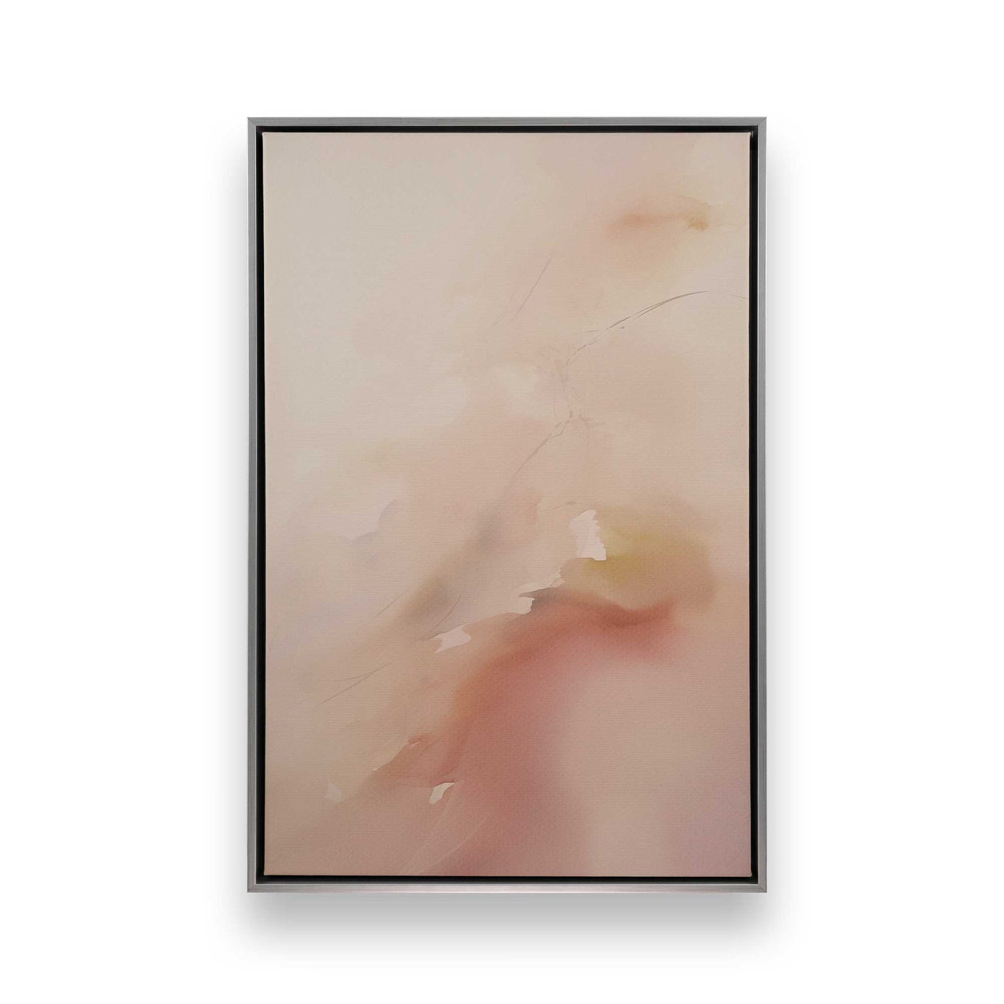 [Color:Opaque White], Picture of art in a White frame