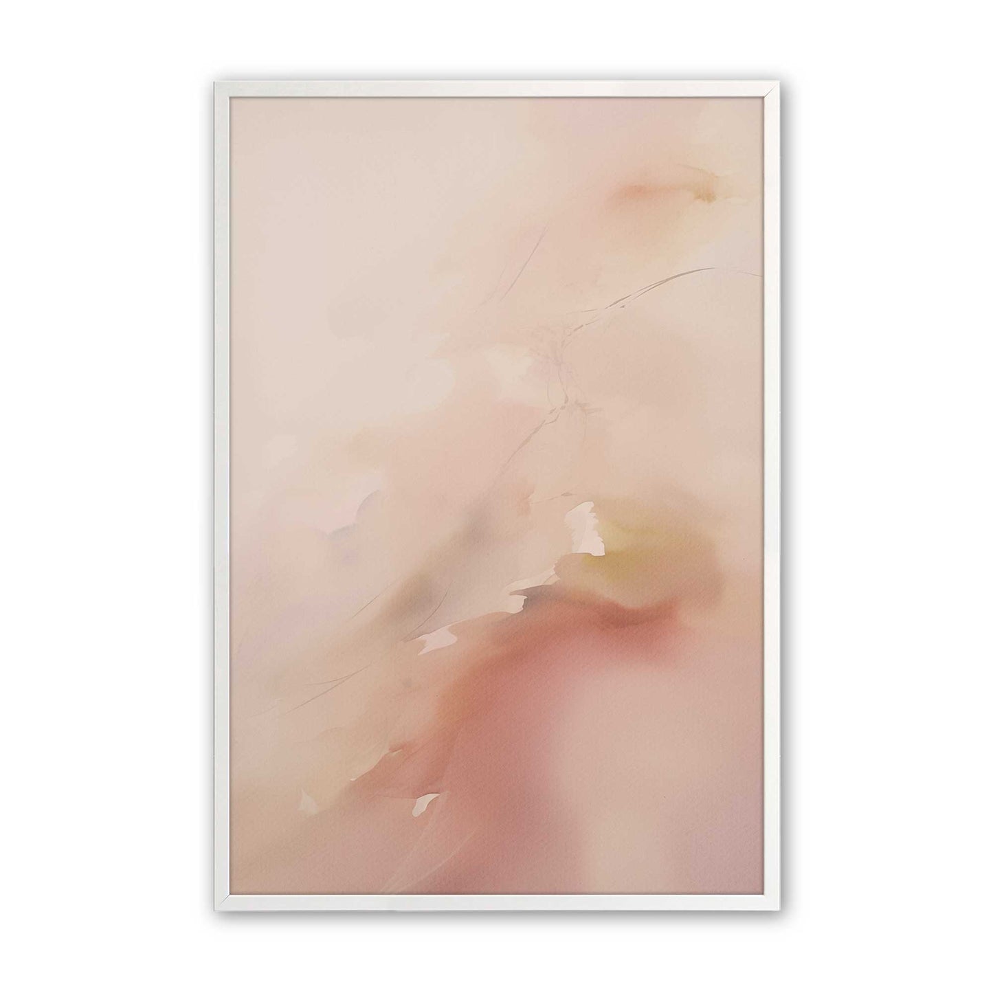 [Color:Opaque White], Picture of art in a Opaque White frame