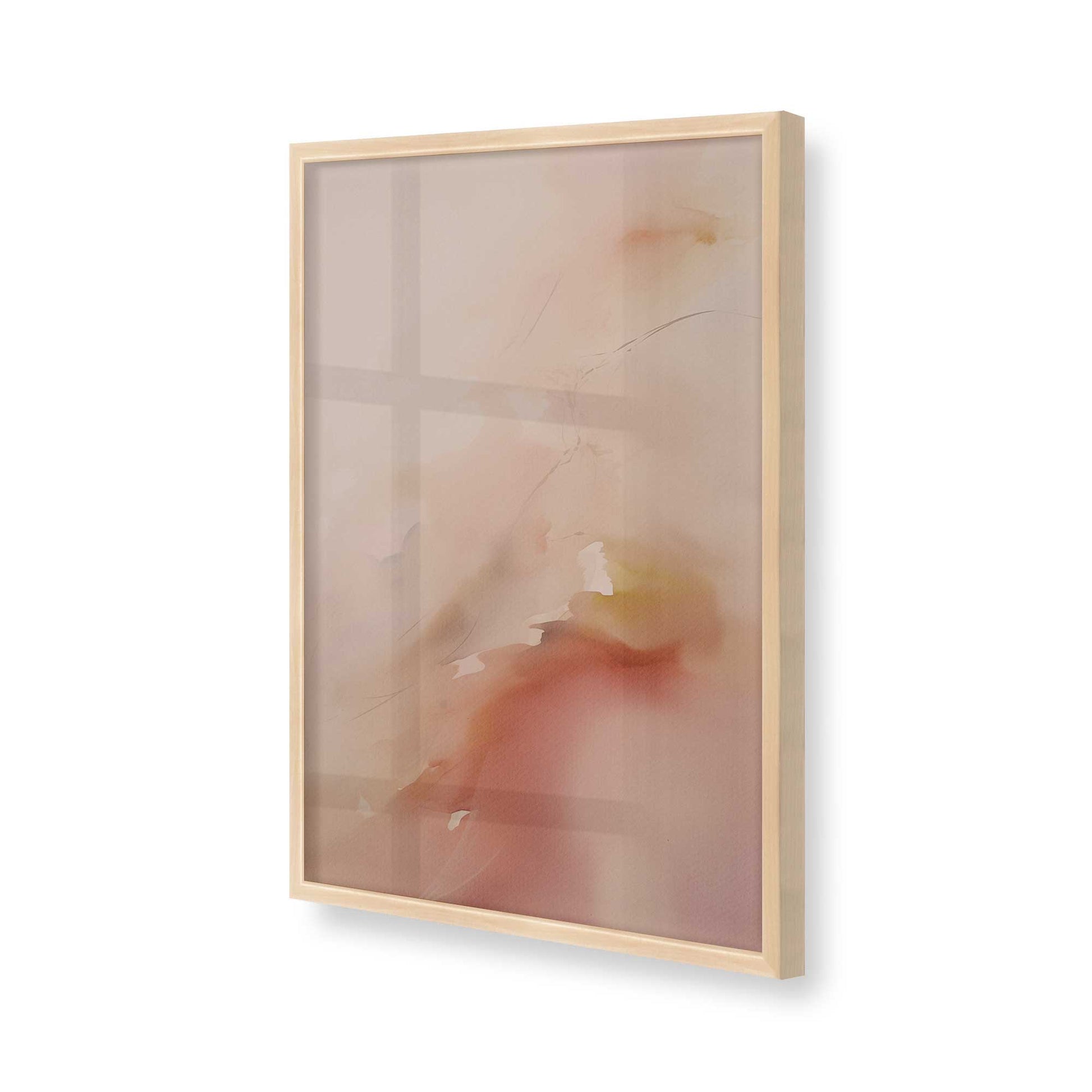 [Color:Raw Maple], Picture of art in a Raw Maple frame of the corner