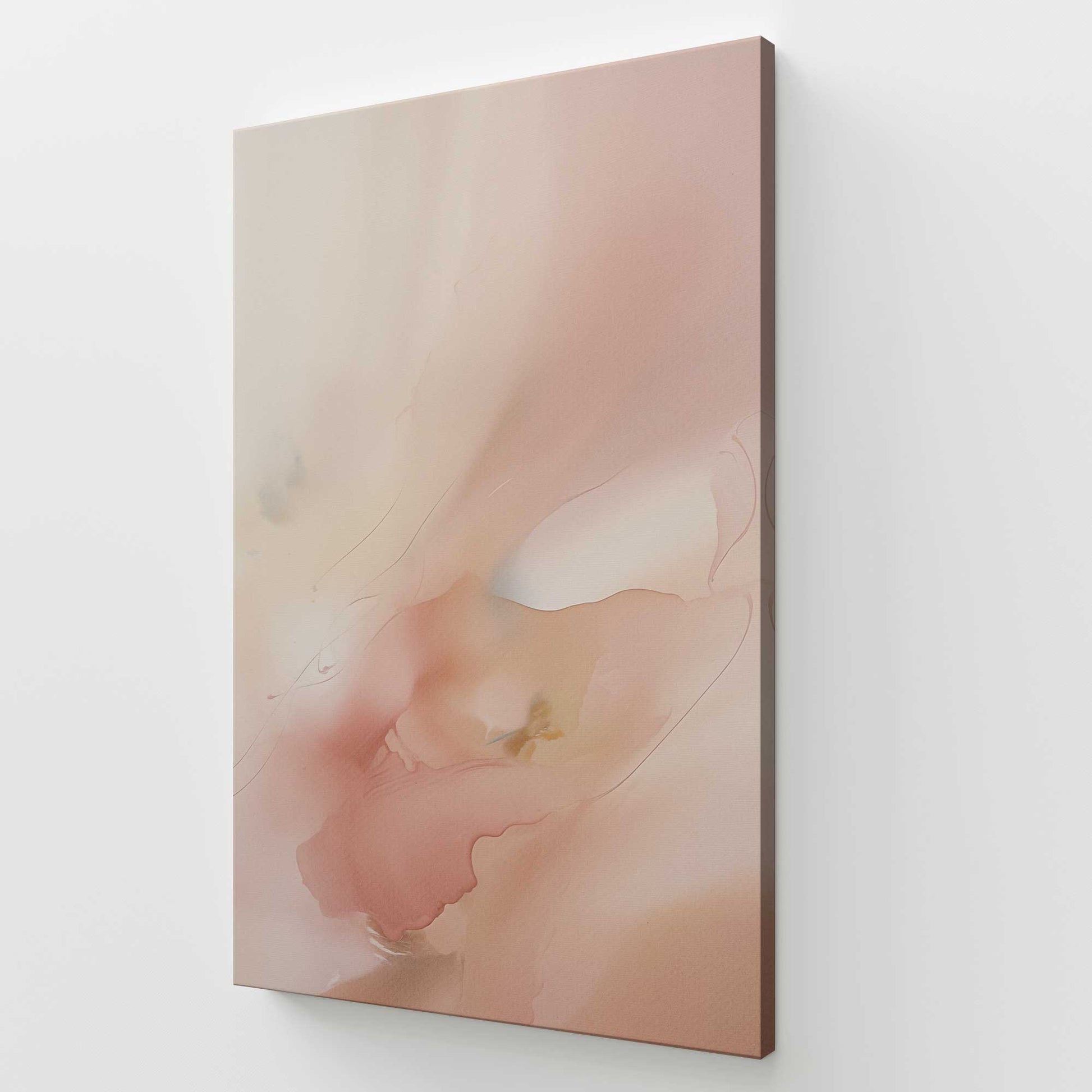 [Color:Stretched Canvas], Picture of art at an angle