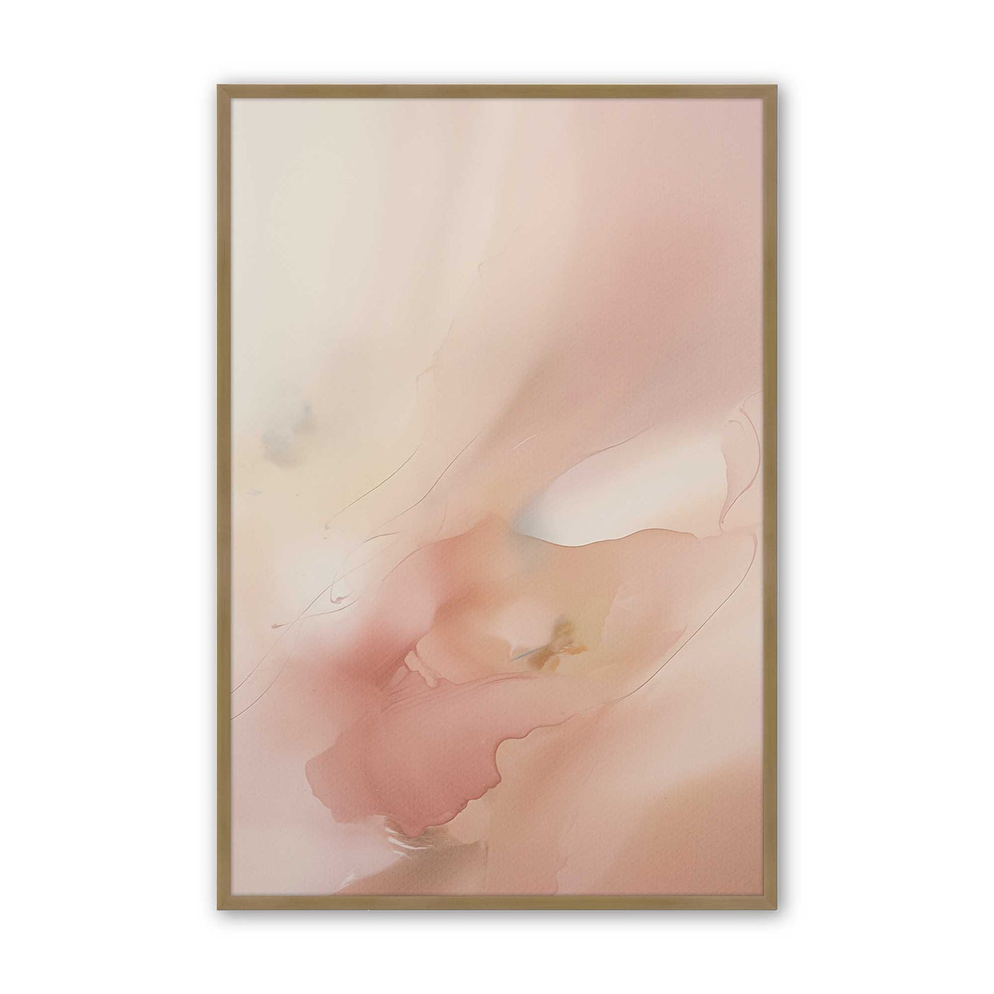 [Color:Brushed Gold], Picture of art in a Brushed Gold frame