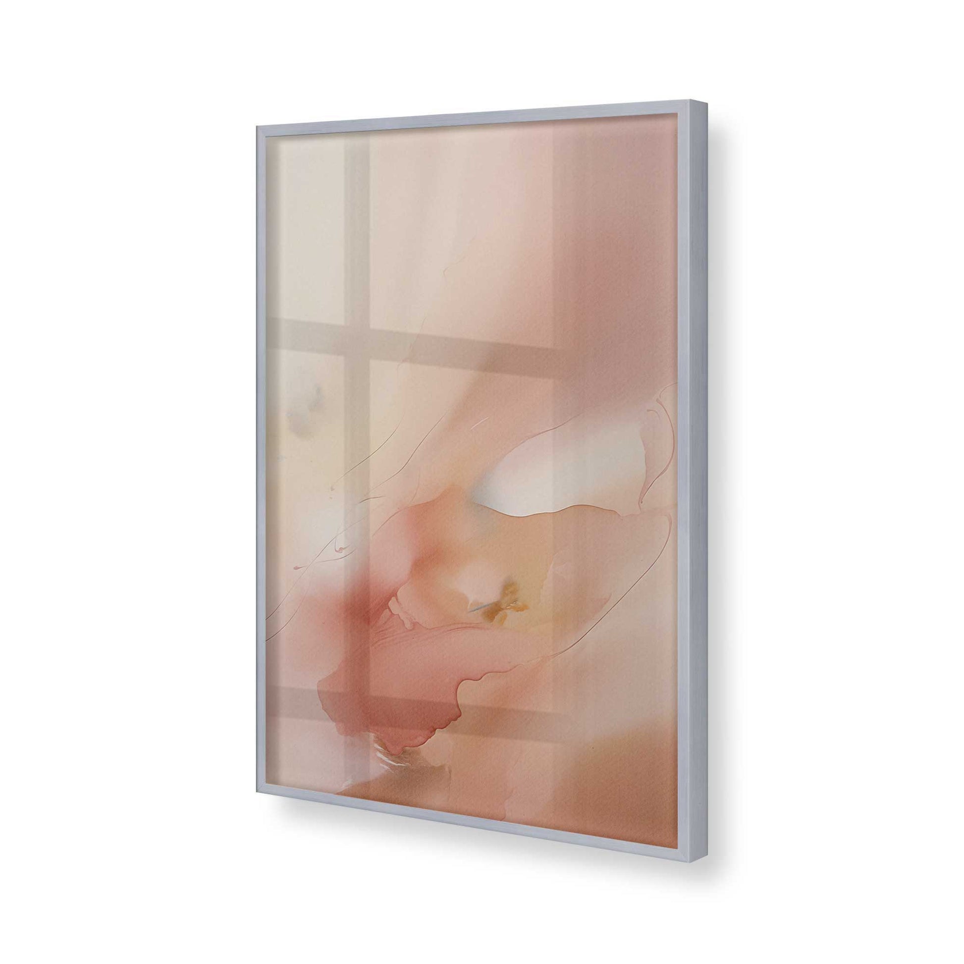 [Color:Polished Chrome], Picture of art in a Polished Chrome frame of the corner