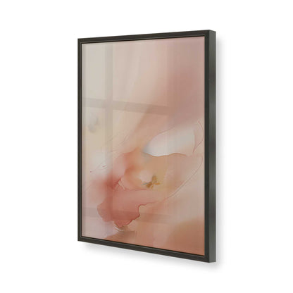 [Color:Satin Black], Picture of art in a Satin Black frame of the corner