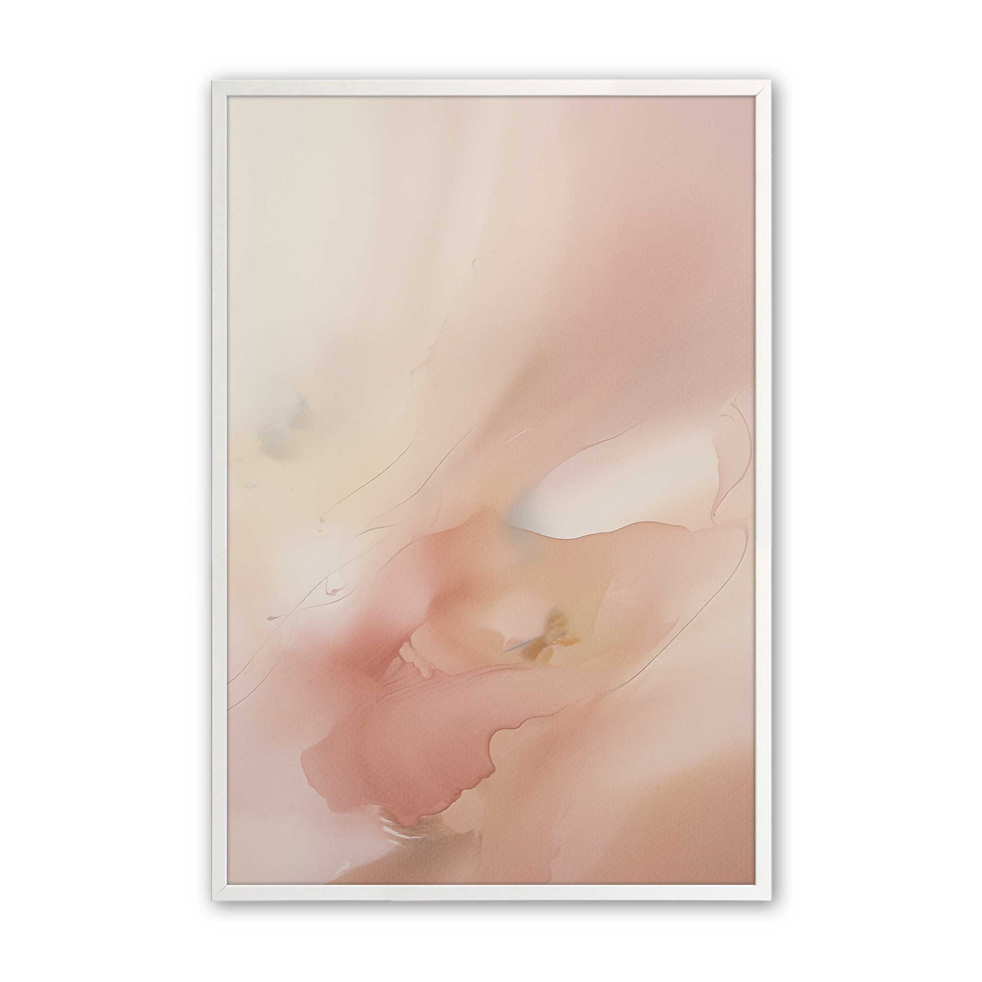 [Color:Opaque White], Picture of art in a Opaque White frame