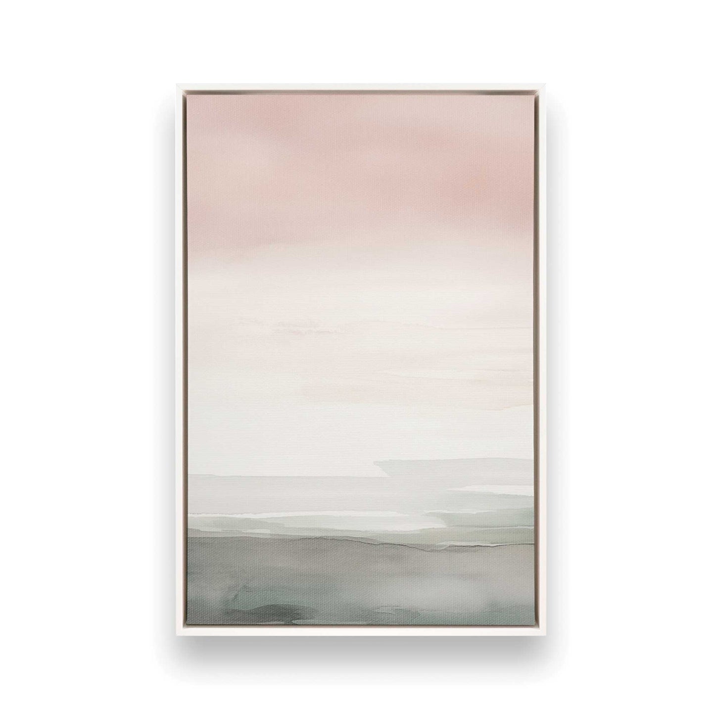 [Color:Opaque White], Picture of art in a White frame