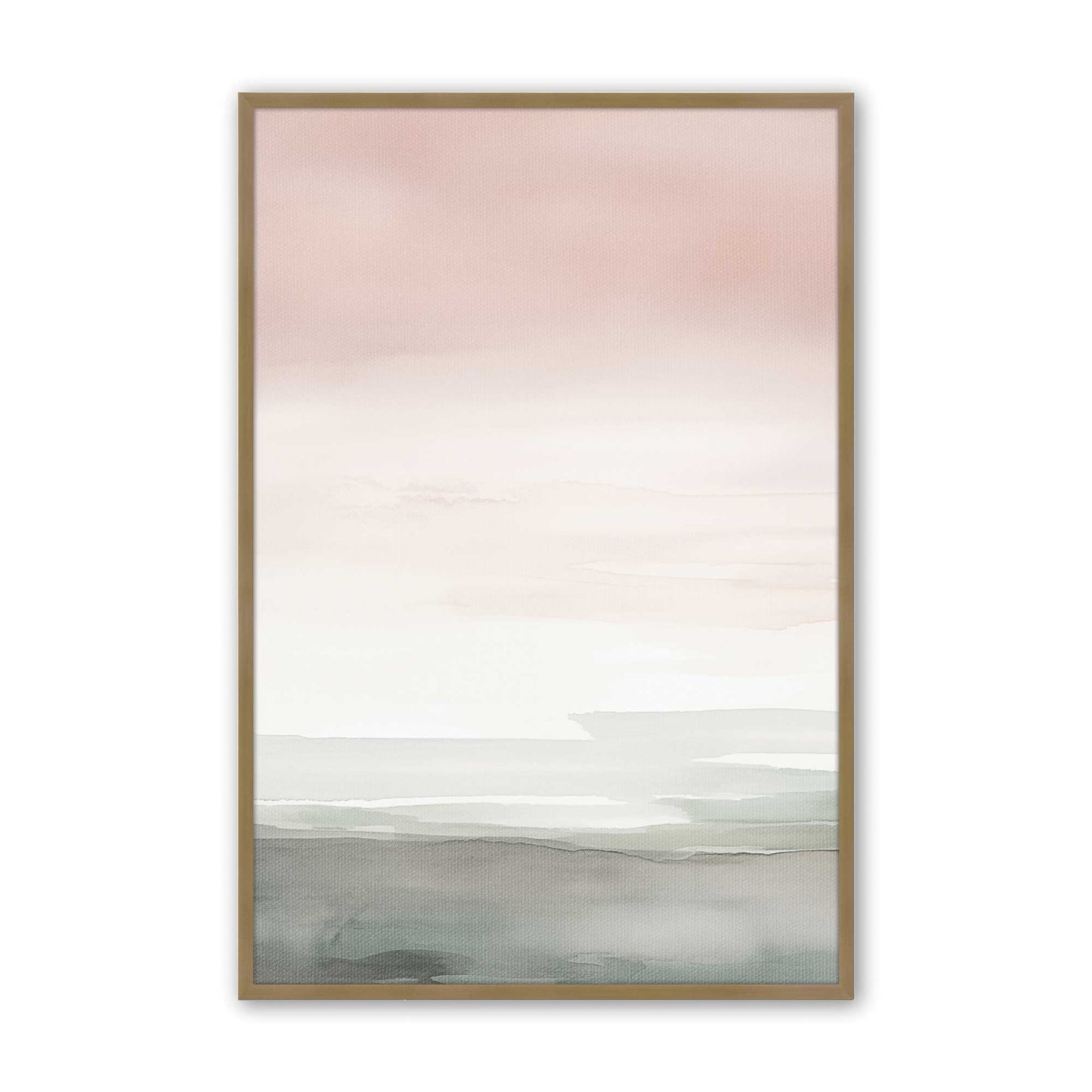 [Color:Brushed Gold], Picture of art in a Brushed Gold frame