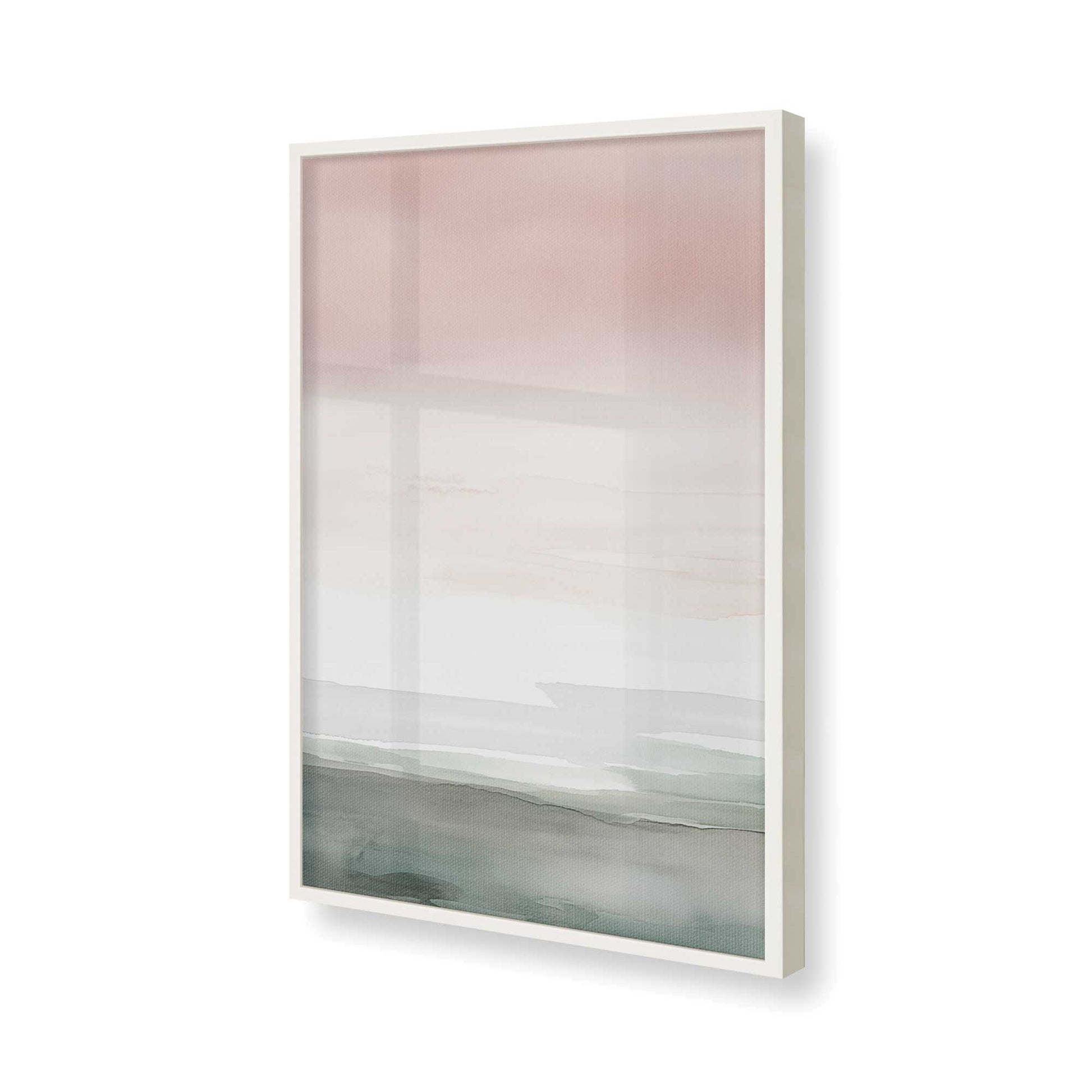 [Color:Opaque White], Picture of art in a Opaque White frame of the corner