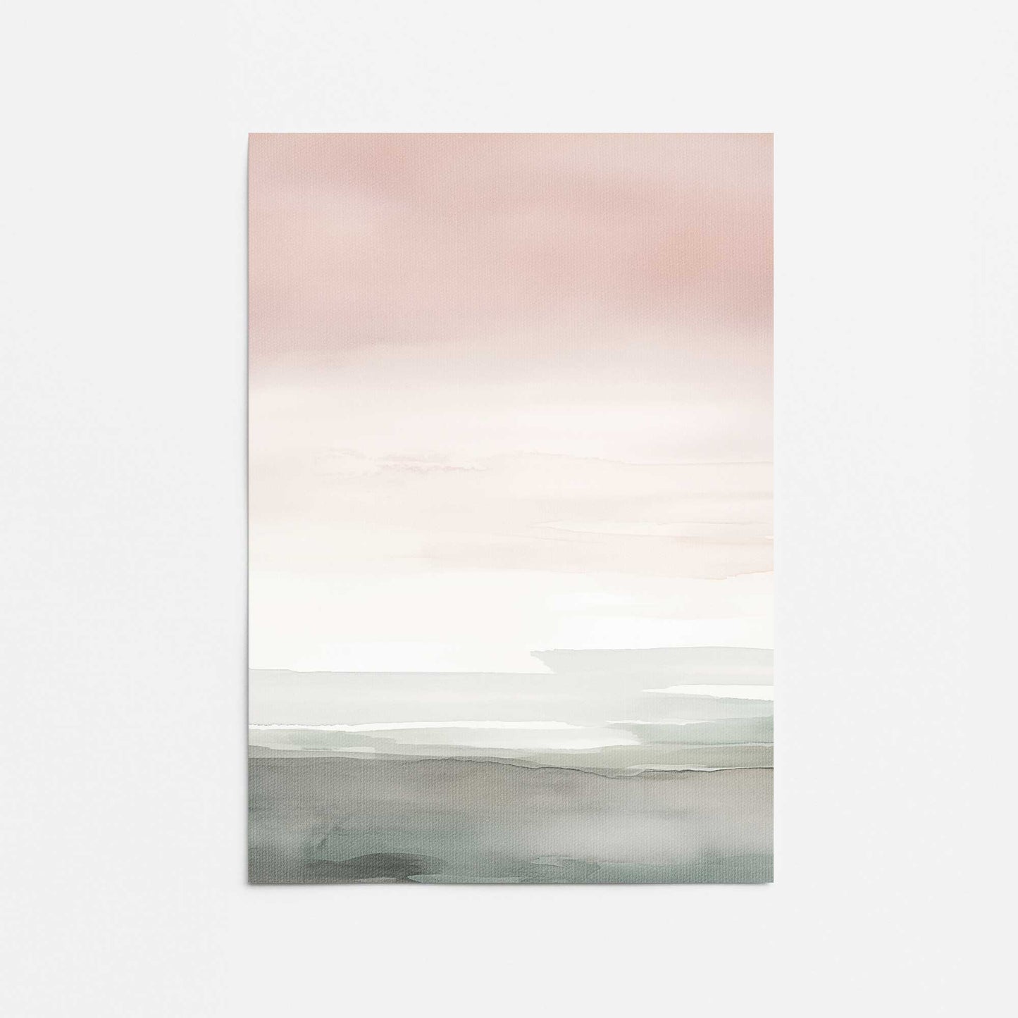 Peach Tranquility I Promotional Rolled Print