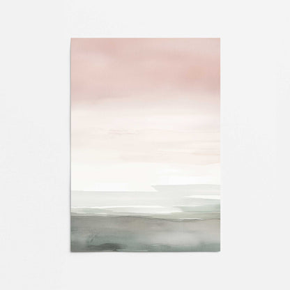 Peach Tranquility I Promotional Rolled Print