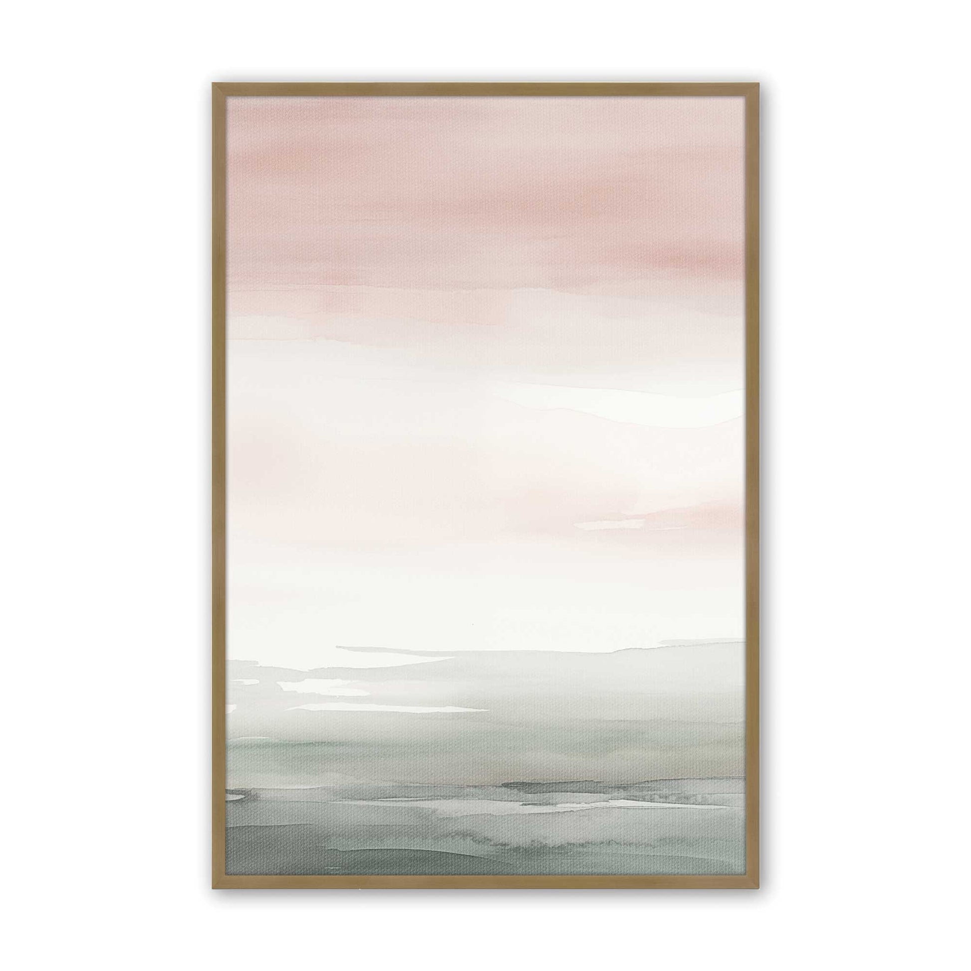 [Color:Brushed Gold], Picture of art in a Brushed Gold frame