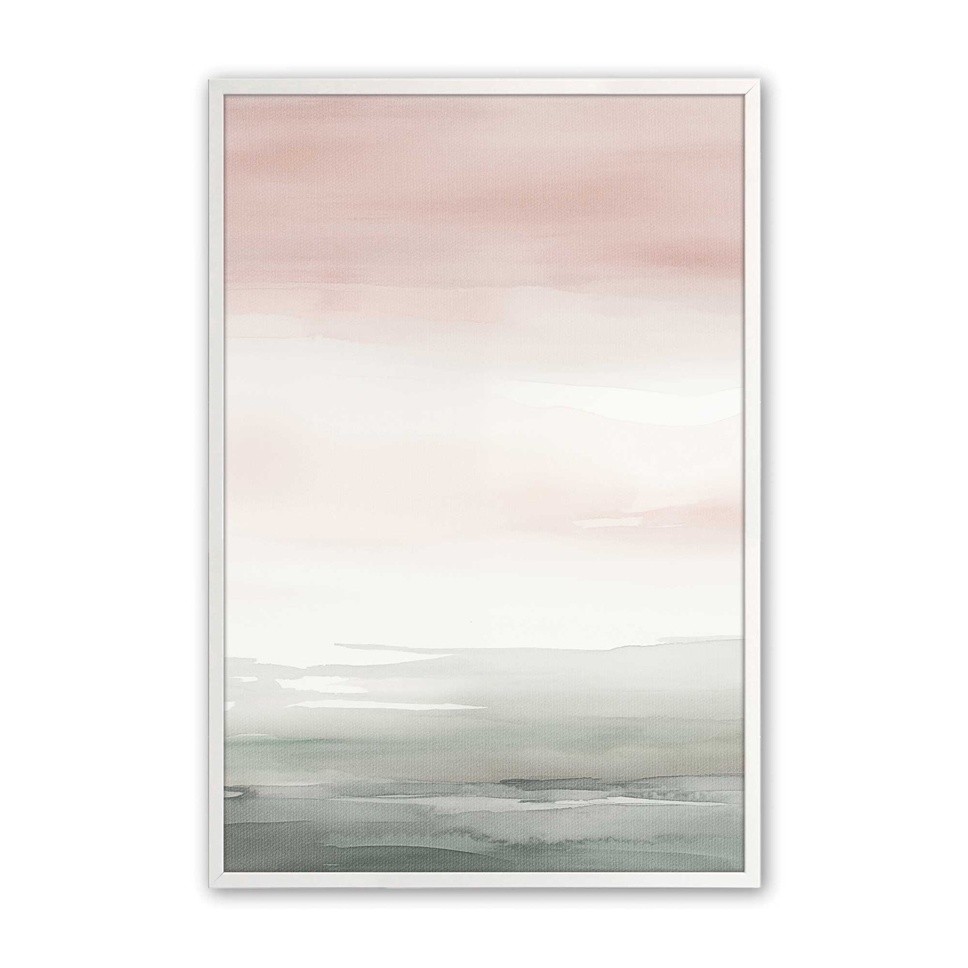 [Color:Opaque White], Picture of art in a Opaque White frame