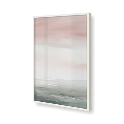 [Color:Opaque White], Picture of art in a Opaque White frame of the corner