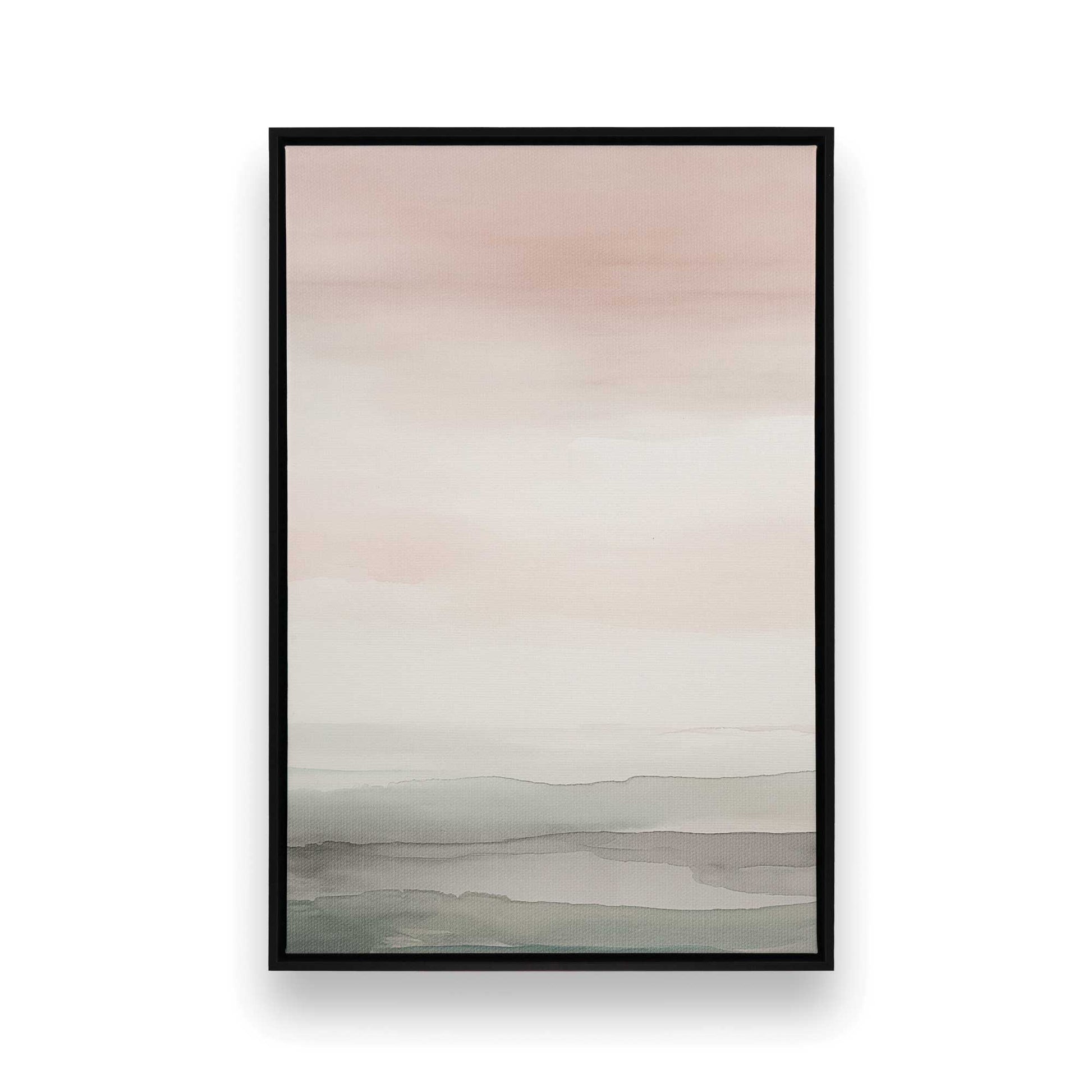 [Color:Satin Black], Picture of art in a Satin Black frame