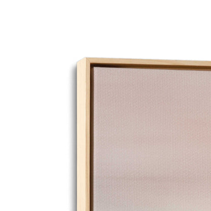 [Color:American Maple], Picture of art in a American Maple frame at an angle