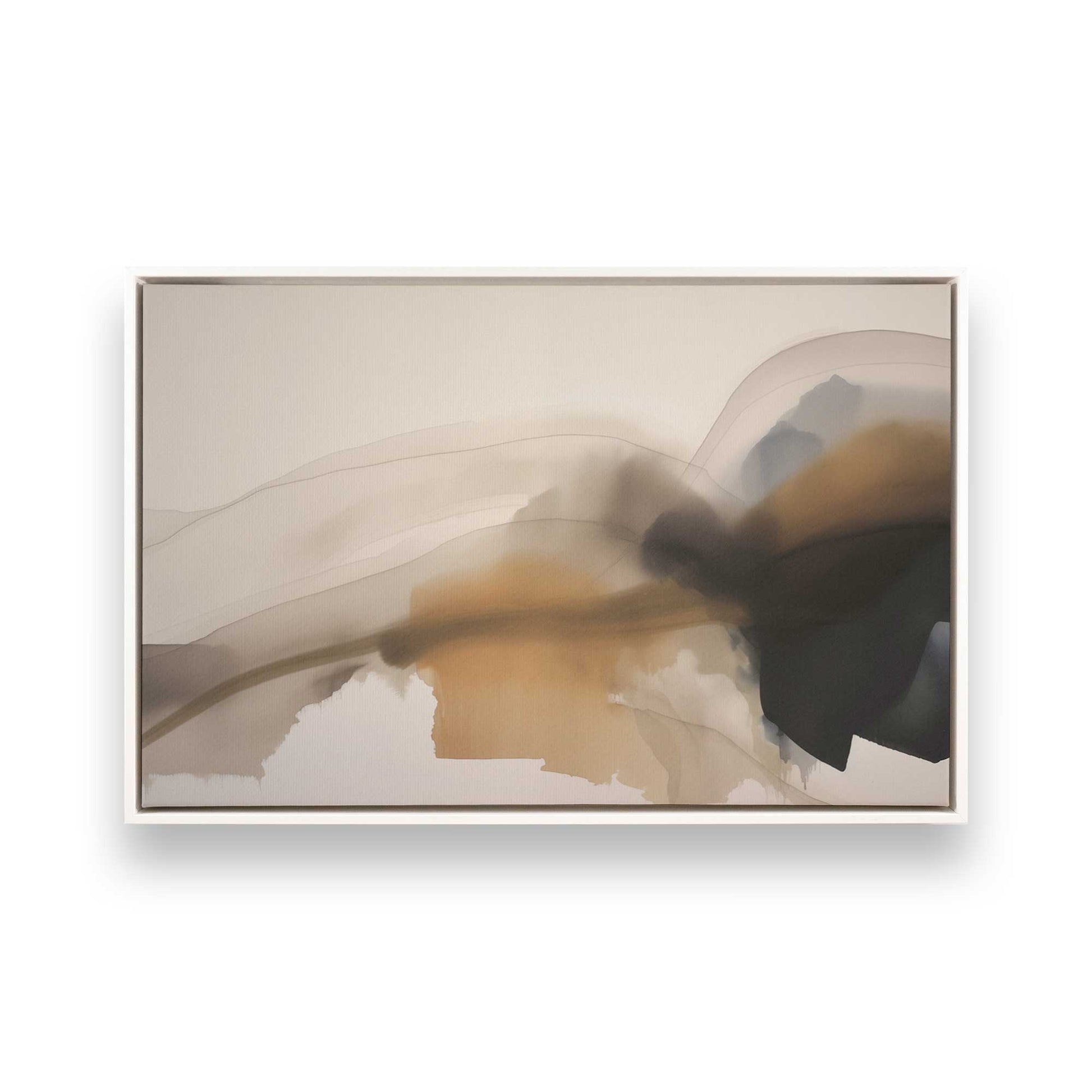 [Color:Opaque White], Picture of art in a White frame