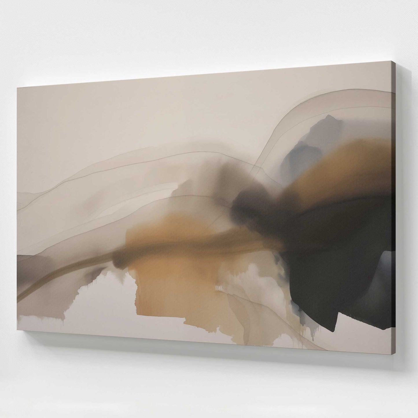 [Color:Stretched Canvas], Picture of art at an angle