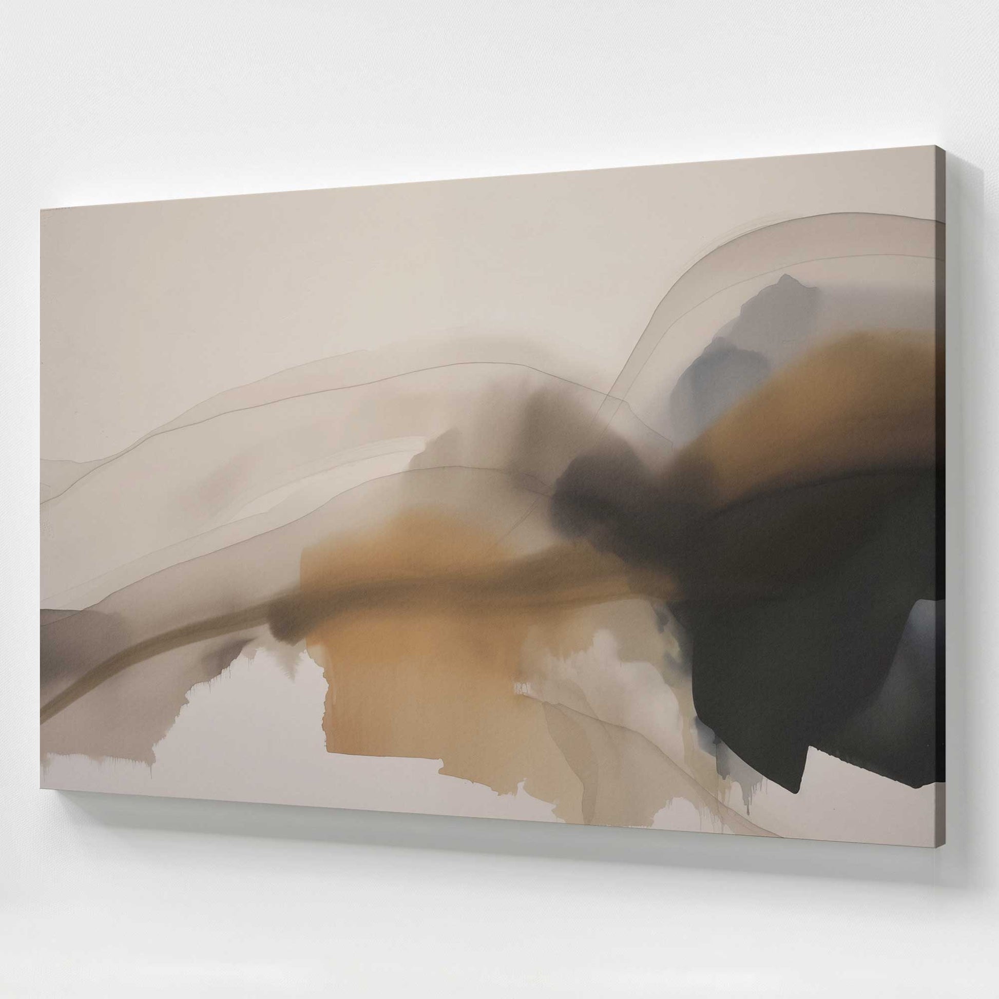 [Color:Stretched Canvas], Picture of art at an angle