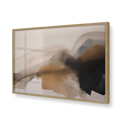 [Color:Brushed Gold], Picture of art in a Brushed Gold frame of the corner