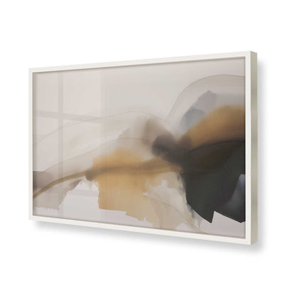 [Color:Opaque White], Picture of art in a Opaque White frame of the corner