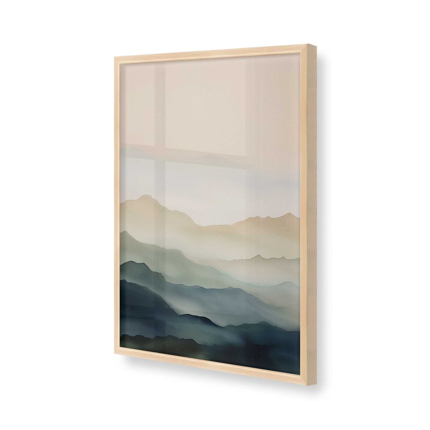 [Color:Raw Maple], Picture of art in a Raw Maple frame of the corner