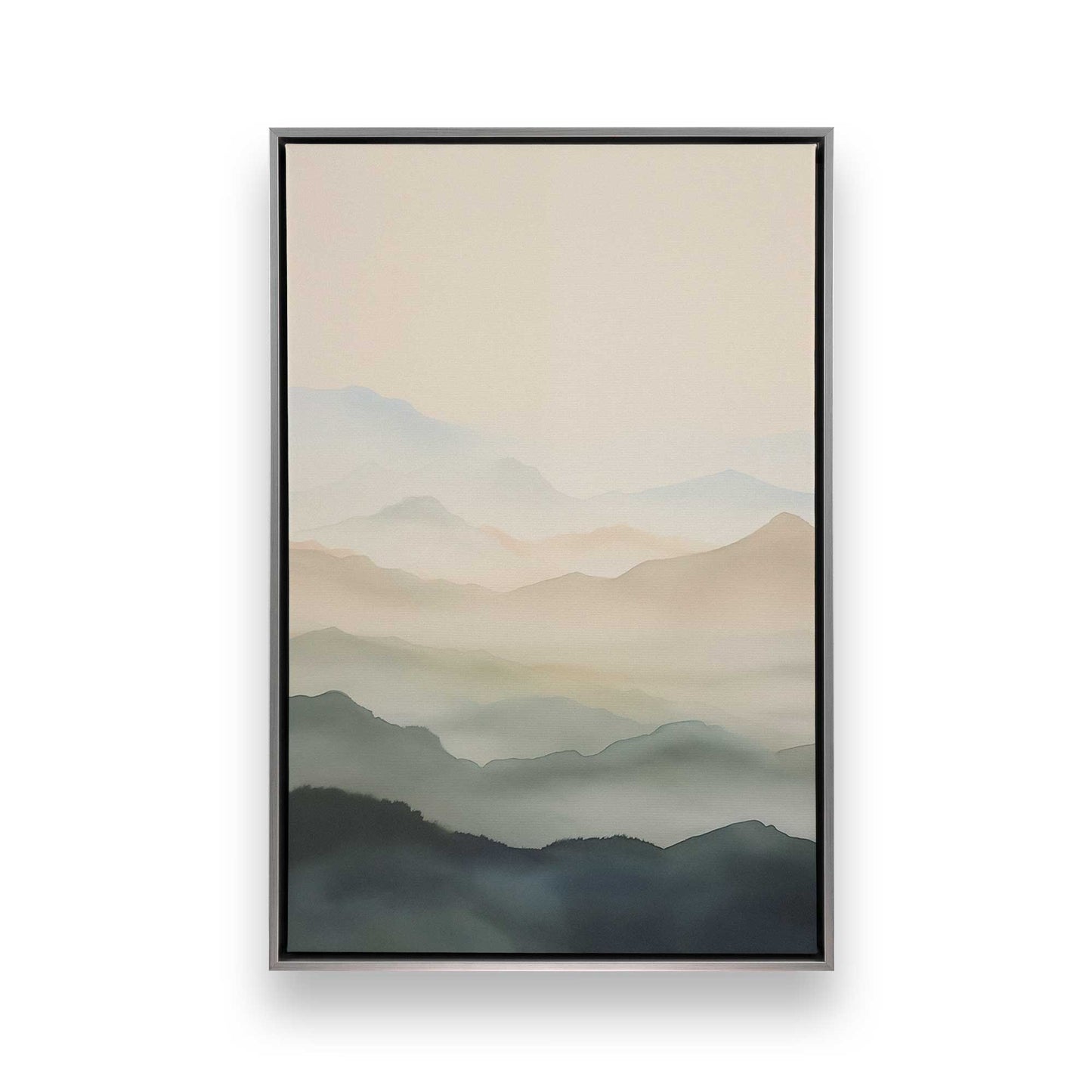 [Color:Opaque White], Picture of art in a White frame