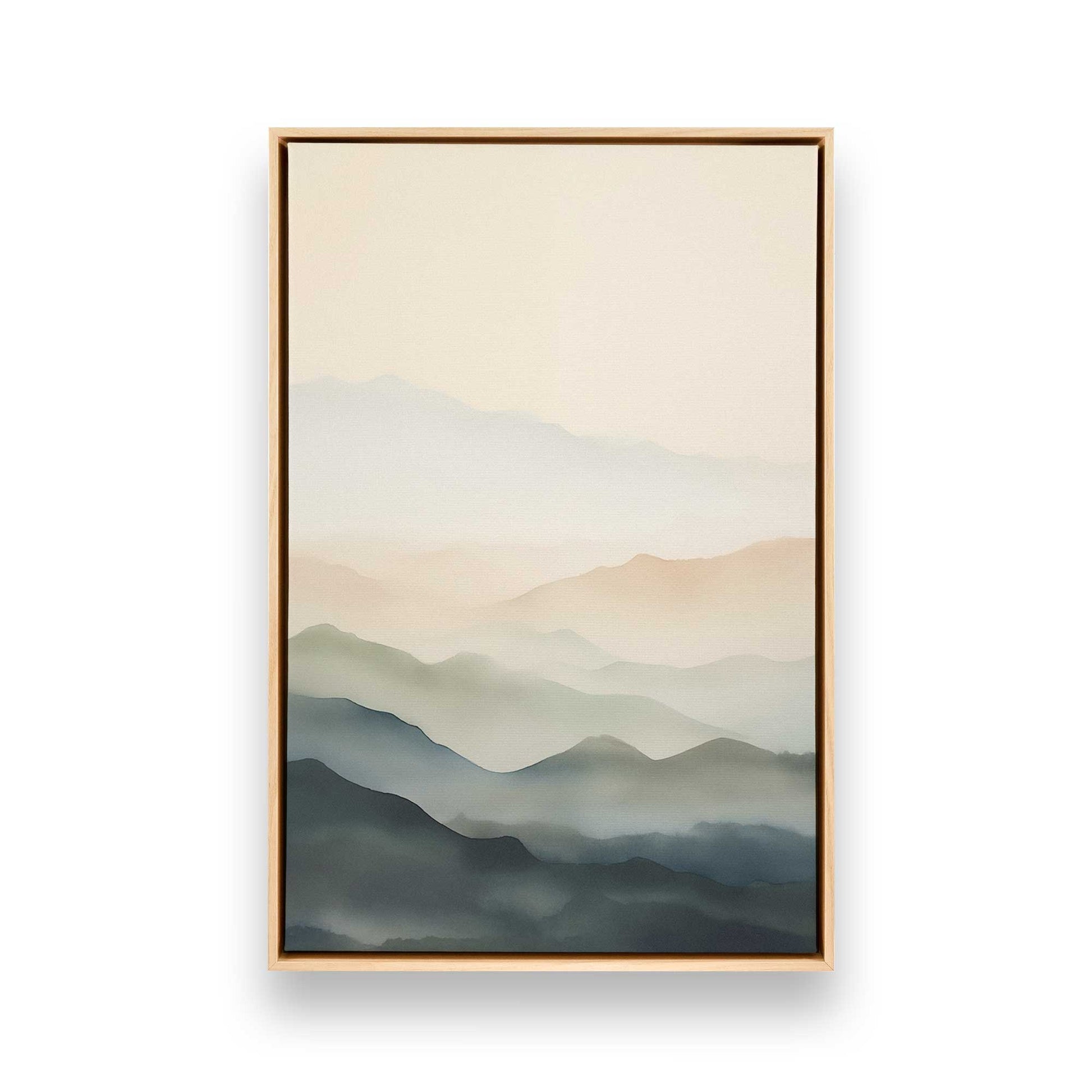 [Color:American Maple], Picture of art in a American Maple frame