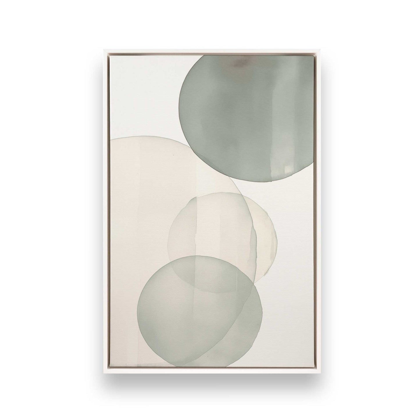 [Color:Opaque White], Picture of art in a White frame