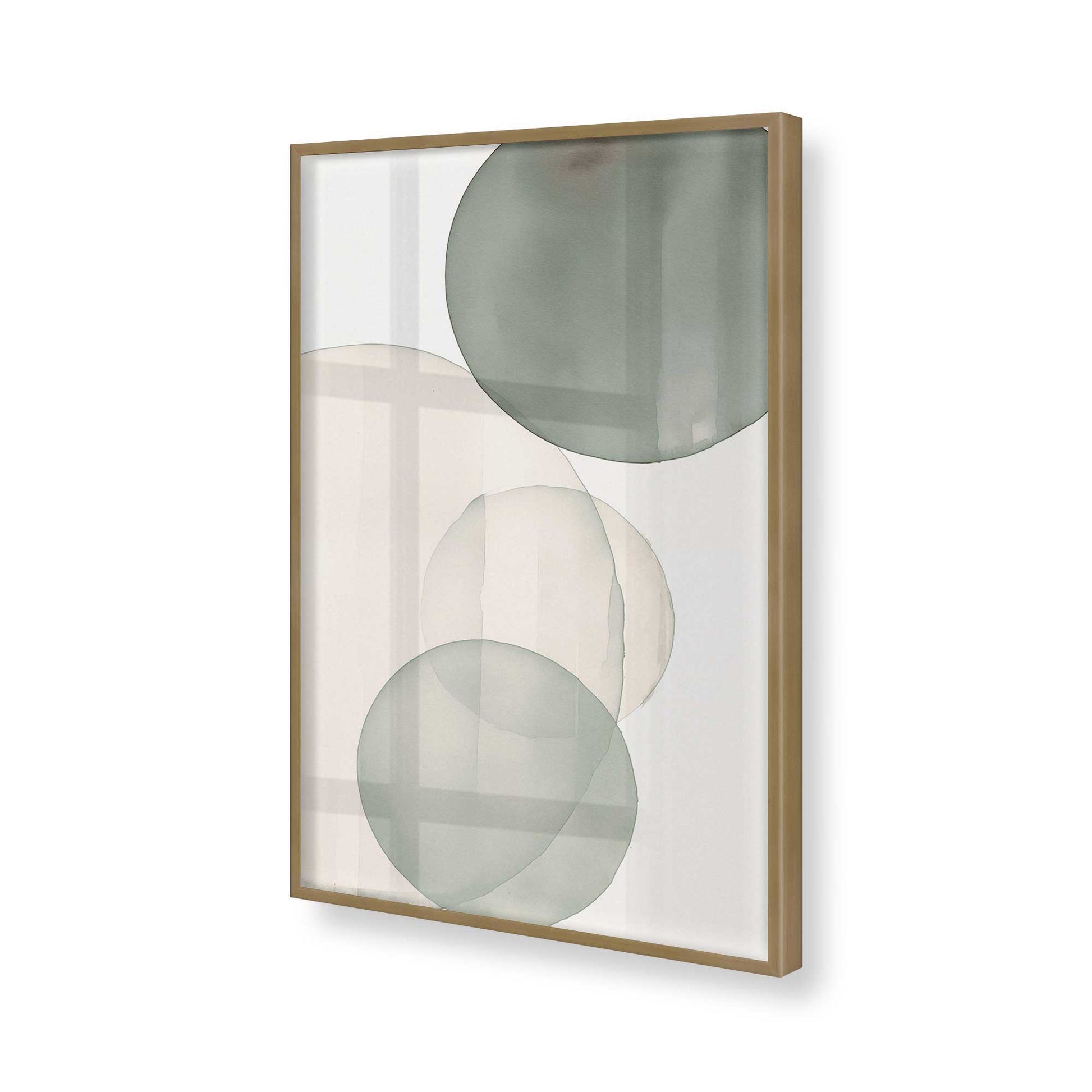 [Color:Brushed Gold], Picture of art in a Brushed Gold frame of the corner