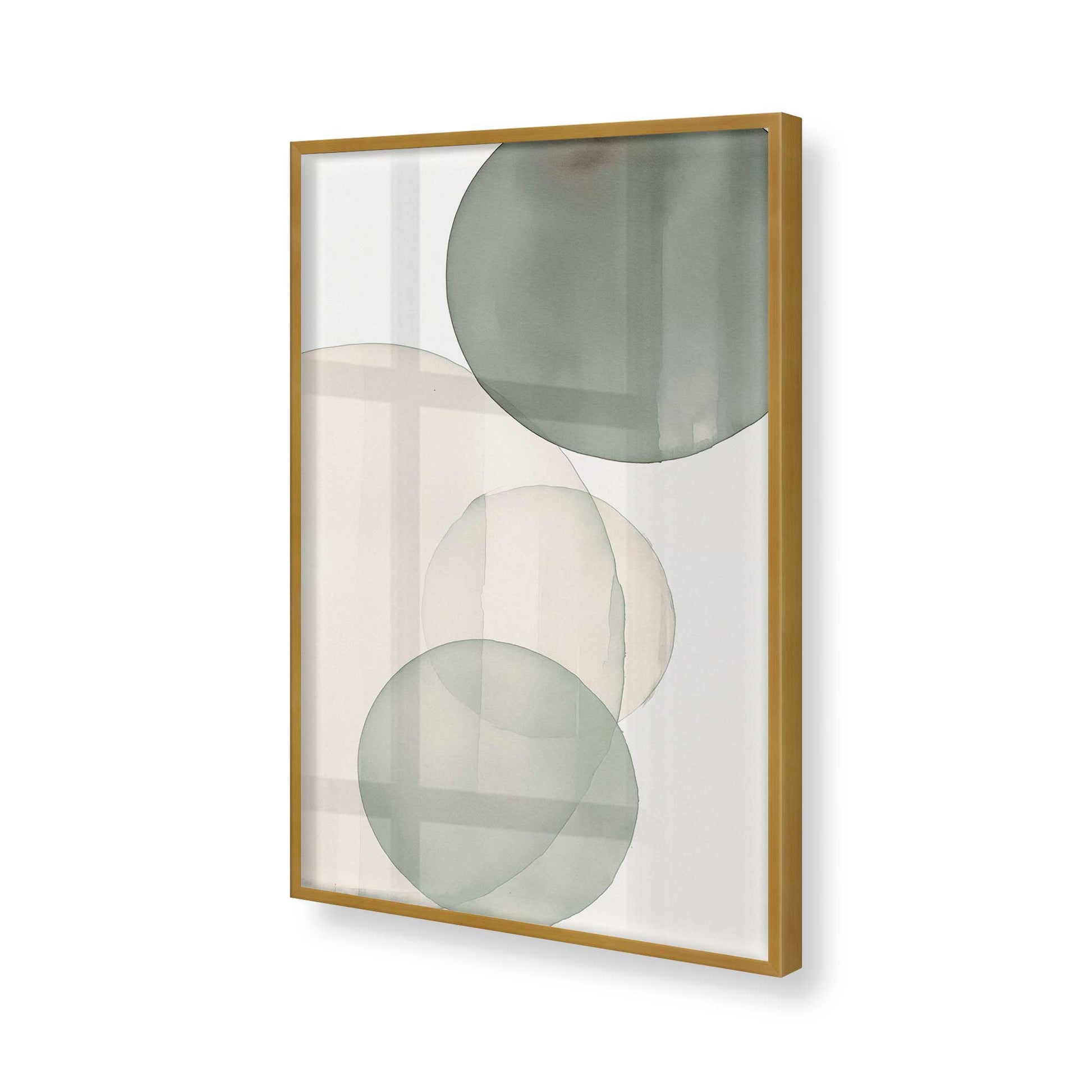 [Color:Polished Gold], Picture of art in a Polished Gold frame of the corner