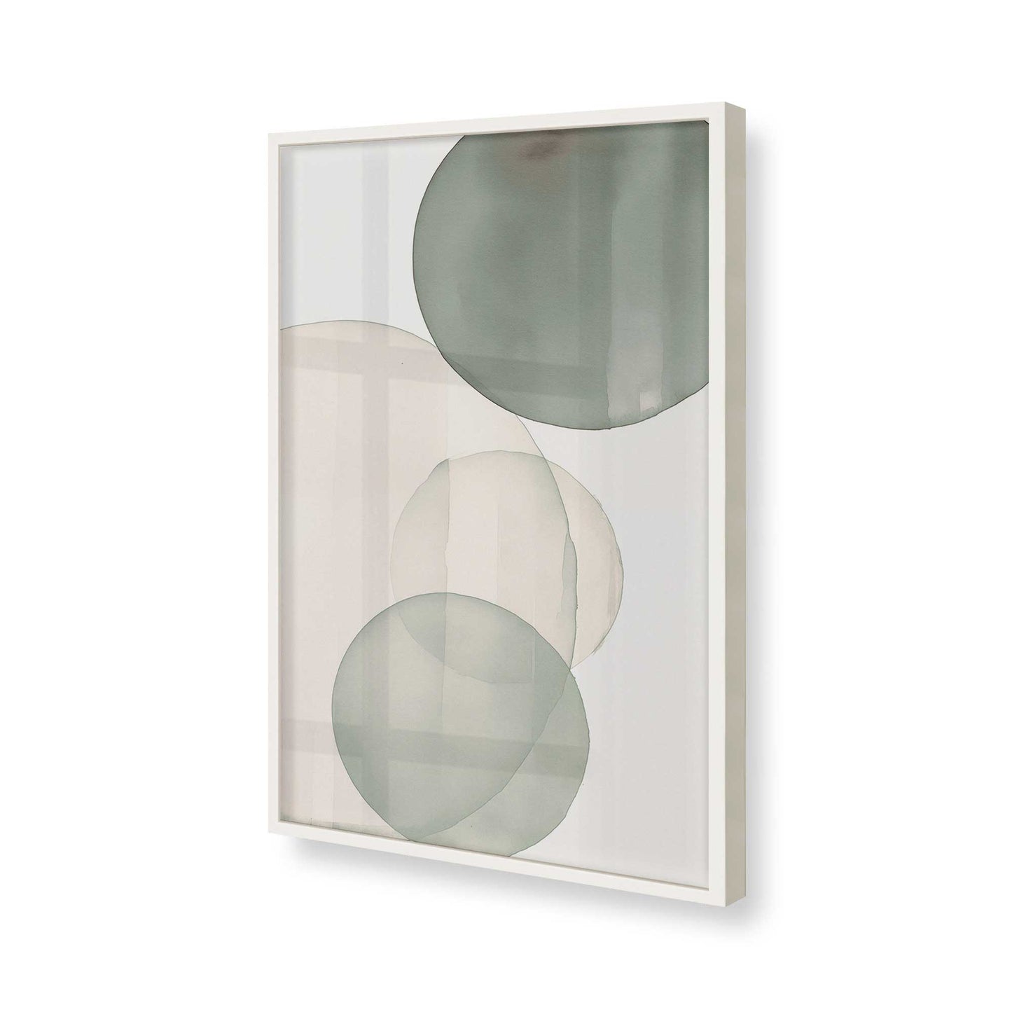 [Color:Opaque White], Picture of art in a Opaque White frame of the corner