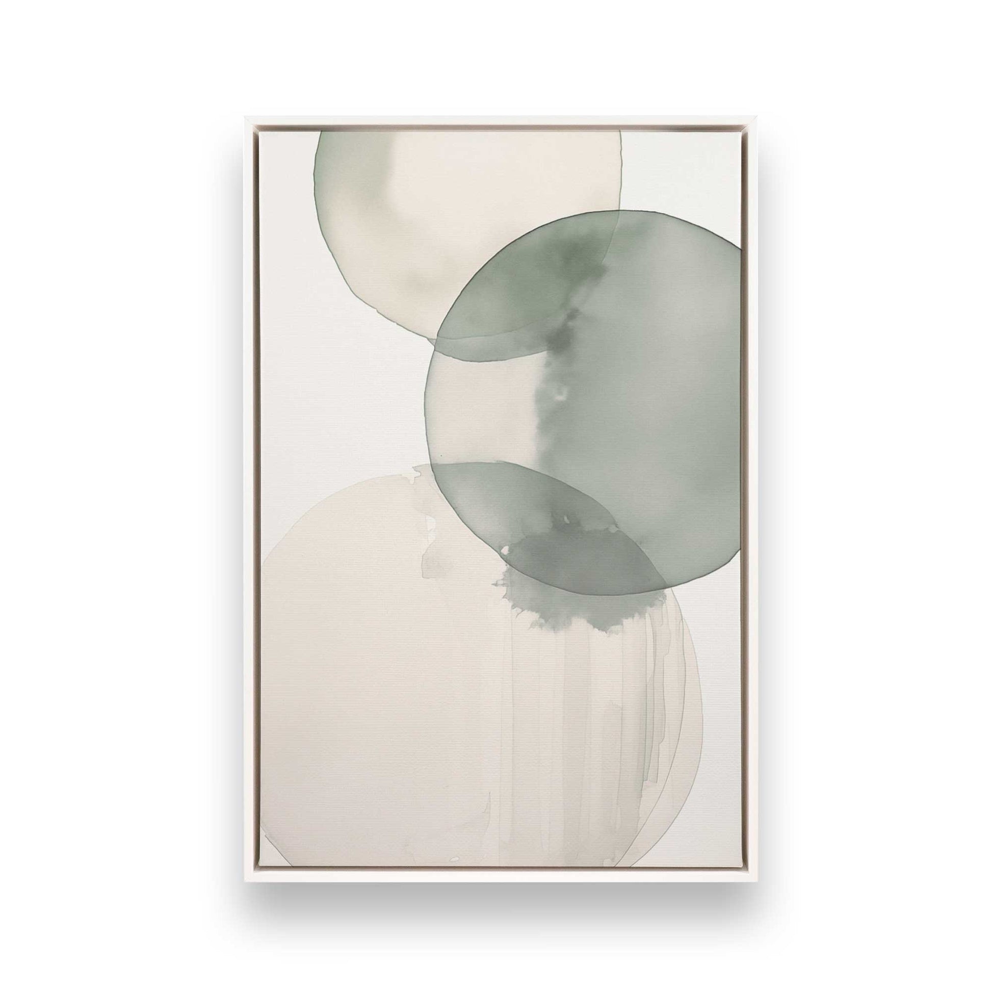 [Color:Opaque White], Picture of art in a White frame