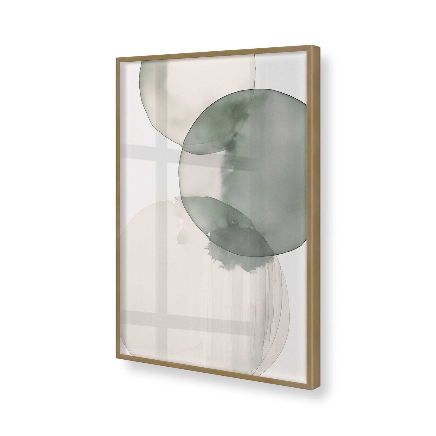 [Color:Brushed Gold], Picture of art in a Brushed Gold frame of the corner