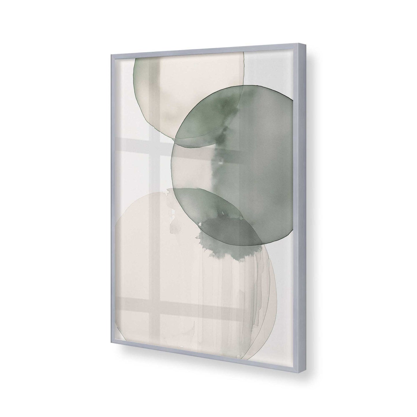 [Color:Polished Chrome], Picture of art in a Polished Chrome frame of the corner