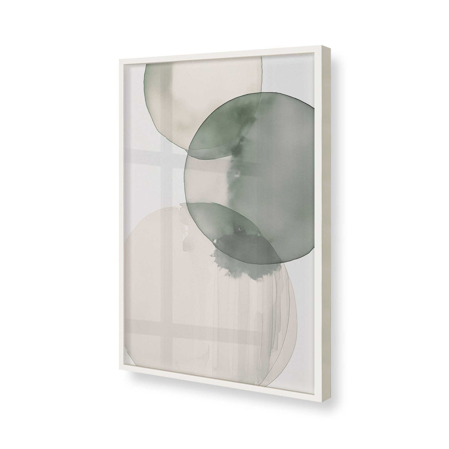 [Color:Opaque White], Picture of art in a Opaque White frame of the corner