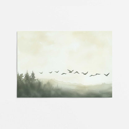 Skyward Silhouettes Promotional Rolled Print