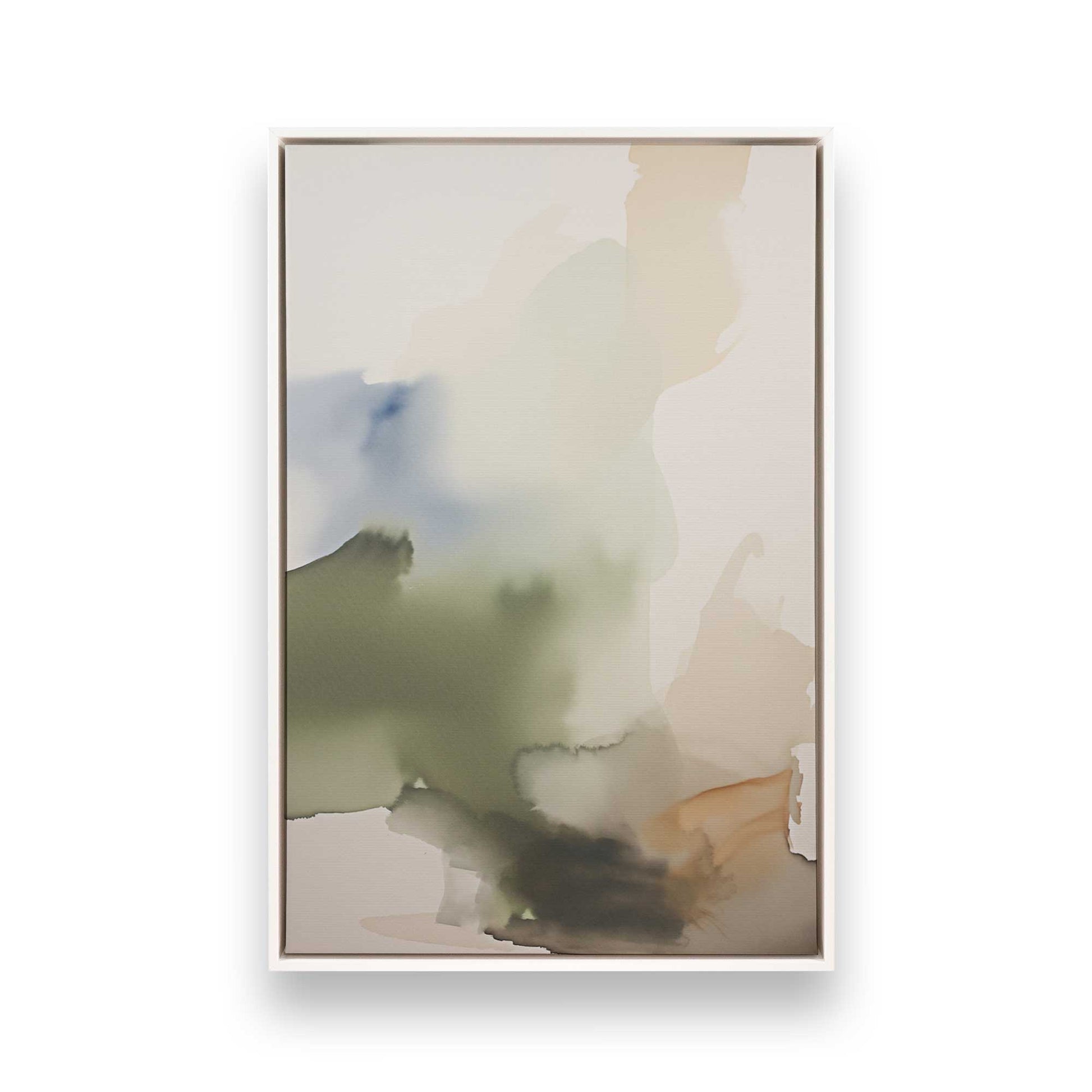 [Color:Opaque White], Picture of art in a White frame